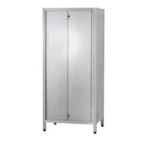 Шкаф кухонный ШЗКп - 1800x1000x500 Profi Inox (двери-купе, 2 сплошные полки)