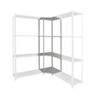 Стеллаж металлический угловой Титан МС 2300x600x400/3