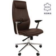 Кресло Chairman Vista (экокожа коричневая)
